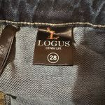 Logus Women’s size 28 flair denim jeans Blue Photo 2