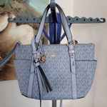 Michael Kors Women's Sullivan Small Top-Zip Tote Bag - Pale Blue Photo 0