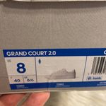 Adidas  GRAND COURT 2.0 SHOES SIZE 8BRAND NEW WITH TAG COLOR WHITE Photo 1