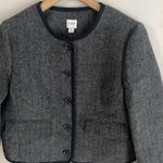 J.Crew  Wool-blend Herringbone Lady Jacket Heathered Grey Herringbone Photo 9