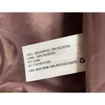 A New Day Faux Fur Coat Small Rose Pink Collared Lined Glam Mob Wife Chic Luxury Photo 4