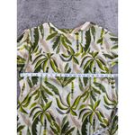 True Destiny NWT True Destinations Women's M Palm Print 3/4 Sleeve‎ Tassel Fringe Tunic Dress Photo 3