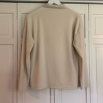 A New Day mock neck fleece pullover sweater ivory M Photo 6