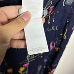 Stonebridge Navy Floral Vintage Maxi Skirt Sz M Blue Size M Photo 5