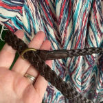 Lila Rose CLEARANCE!! Lily Rose Tribal Sheer Maxi Dress with Belt Size Small EUC!‎ Photo 1