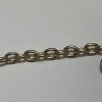 Bebe Signed  Charm Bracelet Gold Tone Apple / Heart Charms Photo 4