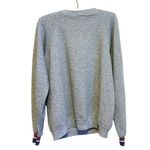 Aquarius Cocktail Y2K Howard Smiley Graphic Sweatshirt Large Gray Retro Twee Photo 4