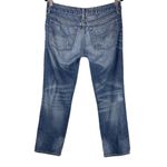 Gap Real Straight Leg Jeans Floral Embroidered Sz 6 Petite Boho Photo 1