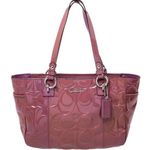 Coach PURPLE & MAUVE PATENT SATCHEL Photo 0