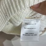 Sugar Lips  White Cropped Natasha Zig Zag Knit Sweater Sz M Photo 4
