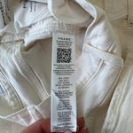 frame denim Frame Le Sylvie Slender Straight Fray Split Hem Jeans Ivory Off White Photo 9