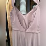Jenny Yoo  BHLDN maxi dress fig lavender bridesmaid cowl drape capri bianca long Photo 8