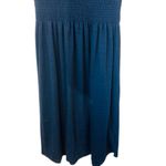 Liz Claiborne NWT! Short Sleeve Midi A-Line Dress Signature Navy Size Small Photo 4