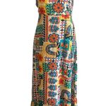Anthropologie NWT Paper Heart  Aztec Sunrise Maxi Dress Size M Tiered Boho Hippie Photo 0