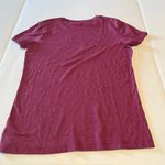 Aeropostale women's size large burgundy classic crew shirt Photo 5