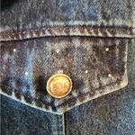Vtg Wanted By Beads Beautiful Denim Vest cropped Size M Blue Size M Photo 1