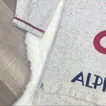 Teacher Alphabet French Terry Mock Neck Tunic Sweater Gray Multi Large Photo 4