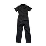 Good American Wonen’s Fit For Success Black Short Sleeve Jumpsuit Size 2 Photo 8