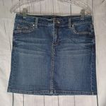 White House | Black Market  Denim Blue Women's Skirt Photo 0