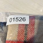 Plaid Fall Waterfall Coat Vest Jacket Checkered Red Brown Small Photo 8