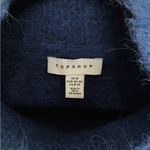 Topshop  Deep Blue Alpaca & Wool Blend Turtleneck Sweater M Photo 1