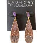 Laundry by Shelli Segal NWT--TEARDROP EARRINGS Photo 0