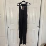 Free People  Roaring Rayon Utilitarian Jumpsuit 4 S Grey / green Rare Cute Grunge Photo 5