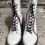Madden Girl Women's White Lace-Up Boots Photo 0
