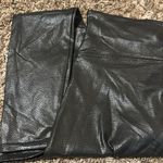 Spanx Faux Leather Leggings Black Pebbled Large Photo 9