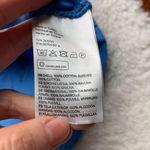 H&M Blue Scoopneck Ruffle Sleeve T-Shirt Size S Photo 3