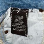 7 For All Mankind  Denim 27 Light Blue Wash High Waisted Vintage Straight Jeans Photo 4