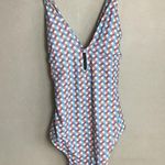 Shade & Shore Women's Plunge Front High Leg One Piece Swimsuit Sz. Lrg NWT Photo 4