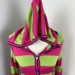 NEW Krimpson Klover Bright Striped Button Down Cardigan Photo 2