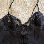 Victoria's Secret  Silk Black Lace Top Photo 1