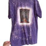 Gildan Gliden M Crew Neck Graphic Tee purple, we run this town cowboy tshirt Tee Photo 0