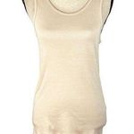 Style & Co Petite X-Large PXL Rib Tank Top Stretch Scoop Neck Sleeveless Cream Photo 0