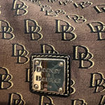 Dooney & Bourke Brown and Black Monogram Hobo Women's Bag Photo 1