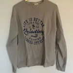 Comfort Wash Grey  Panama City Beach Sweatshirt Size Medium Photo 0