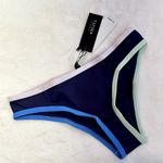 NWT Tavik Jayden Full Swim Bikini Bottom Color Blocked Cobalt Photo 1