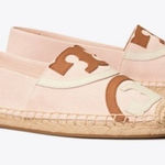 Tory Burch  Poppy Logo Espadrille Flats in Sea Shell PInk, 7 Photo 0