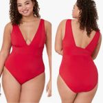 ANDIE The Mykonos One Piece Cherry Red Size Large Photo 8