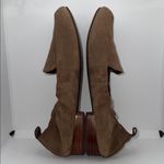 Abeo Jean Suede Loafers Brown Flat Dress Shoes Women’s 7 Tan Photo 4