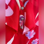 Calvin Klein - Red Floral Blouse | Medium - NWOT Photo 3