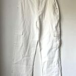 Princess Polly Jeremiah White Denim Relaxed Fit Cargo Straight Leg Jeans 8 Photo 4