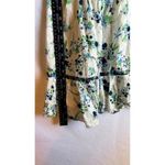 Free People All Mine One Shoulder Floral Print Linen Blend Ruffle Mini Dress M Photo 4