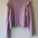 Wild Fable Wild Fables lilac lavender long sleeve ruffle sweater Photo 8