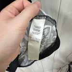 White House | Black Market  Women’s Medium Black White Patterned Tunic Top Slinky Photo 2