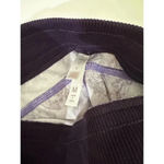 LuLaRoe NWT  Cozy Crystal Purple Floral Cropped Capri Velour‎ Pants Size Medium Photo 4