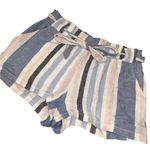 Angel Kiss  Pastel Striped Shorts Women’s Size Large Comfortable Soft Casual Fit! Photo 0