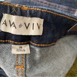 Ava & Viv High Rise Flare Jeans Plus Size 26 Dark Wash  Photo 7